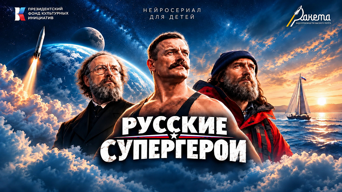 Иллюстрация [«Нейроатом»: презентация и показ анимационного нейросериала «Русские супергерои»]